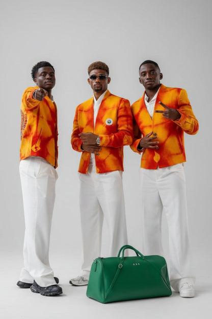 Veste - Ibrahim Fernandez Couture et les éléphants de Côte D'Ivoire